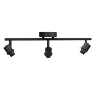 Spot de plafond Bambus 3667ZW Noir 3 lumières sans abat-jours