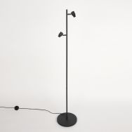 Floor Lamp Bambus 3670ZW Black 2 Lights