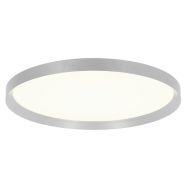 Ceiling lamp Flady 3686ST steel LED lamp Ø50 cm with uplight