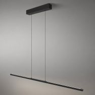 Deckenlampe Bande 3995ZW Schwarz 150cm breit mit Kabelaufzug
