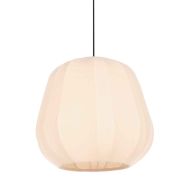 Hanglamp Sable 4123CR - sfeervolle pendel met crème linnen kap Ø28 cm
