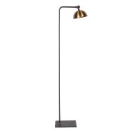 Floor lamp Pintino 4125ZW black with bronze GU10 reading lamp