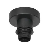 Zwarte plafondlamp Bloeba 4129ZW zonder lampenkap