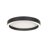 Black ceiling lamp Ringlux 4134ZW Ø30CM 2500 Lumen