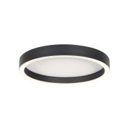 Zwarte plafondlamp Ringlux 4134ZW Ø30CM 2500 Lumen