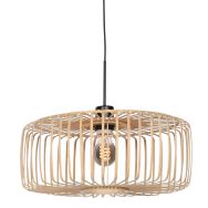 Ceiling lamp Breeza-Beach 4152ZW black with bamboo shade Ø50 cm