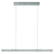 Champagne-staal kleurige hanglamp Fluxy 4190ST met cable lift 160cm