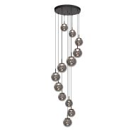 Pendelleuchte Bollique 4195ZW schwarze Videlampe mit 12 Lichtpunkten