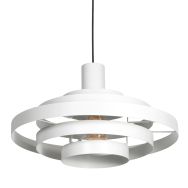Hanglamp Halo Cirque 4217W wit met open metalen ringen