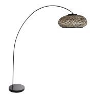 Floor Lamp Solva Bamboo 4232ZW with Woven Bamboo Shade Ø50 cm