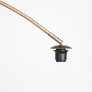 Lampe Arc Bronze Sparkled Light 4305BR – Éclairage Élégant avec Abat-jour en Velours