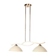 Anthea 4325BR – classic pendant lamp with amber glass