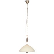 Anthea 4327BR – classic pendant lamp with marble look glass