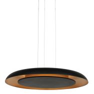 Golden Veil 4332ZW – elegante schwarze Hängeleuchte mit goldener Innenseite
