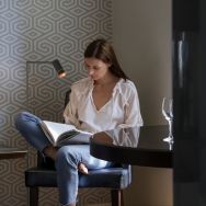 Floor lamp / Reading lamp DownLume – 4333ZW with GU10 socket