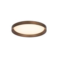 Lampe de plafond Flady 4367BR lampe LED en bronze Ø30 cm avec uplight