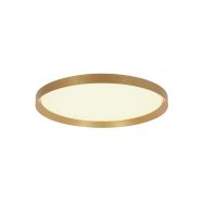 Ceiling lamp Flady 4367GO gold LED lamp Ø30 cm with uplight