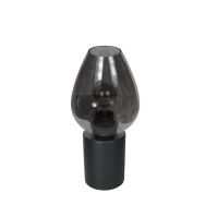 Tafellamp Drovia 4378ZW – Stijlvol met smoke glas