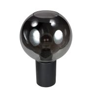 Tafellamp Sferio 4381ZW met rookglas kap Ø25 cm