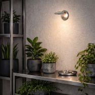 Stahl wandlampe Zenith 2 4396ST verstellbar LED design