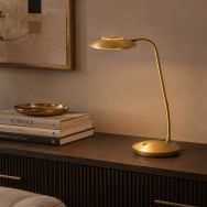 Lampe de table en bronze Zenith 2 4397ME moderne et réglable