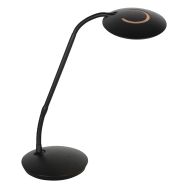 Lampe de table noire Zenith 2 4397ZW moderne et réglable