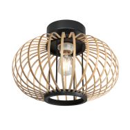 Plafondlamp Silva 4502ZW – trendy bamboe plafondlamp 31 cm