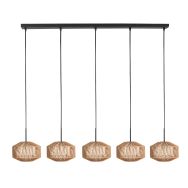 Suspension Ropex 4530ZW – Lampe à cordes à 5 lumières pour une ambiance chaleureuse