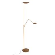 Lamp floor Daphne 2 4602BR - uplight en bronze avec bras de lecture