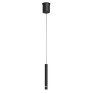 Suspension Volari 4714ZW lampe pendante noire avec lumière LED chaude