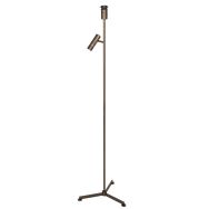 Lamp de sol Stang 4741BR lampe de sol en bronze avec lumière de lecture et douille E27