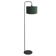 Stehlampe Stang 4780ZW schwarz mit grünem Veloursschirm