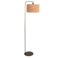 Stehlampe Stang 4799BR mit beiger Korkstruktur Schirm
