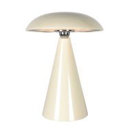 Lampe de table Mush 4856CR - lampe à batterie chaleureuse en crème brillant