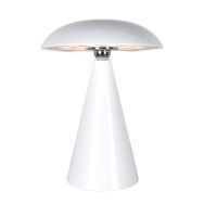 Lampe de table Mush 4856W - créateur d'ambiance rechargeable en blanc brillant