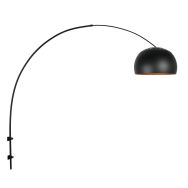Wall lamp Globe Black 4909ZW arc lamp black/gold E27