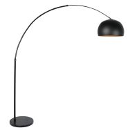 Bodenlampe Globe Schwarz 4911ZW Bogenlampe schwarz/gold E27