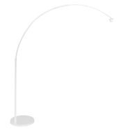 Witte vloerlamp booglamp Sparkled Light 7268W zonder kap - Wit - Elektronica, Kunststof, Metaal - Steinhauer