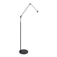 Zwarte vloerlamp / booglamp Prestige Chic 7395ZW zonder kap - Zwart - Elektronica, Kunststof, Metaal - Steinhauer