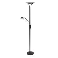 Lampadaire Biron 7500ZW Noir avec deux variateurs – 2700 Kelvin