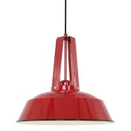 Rode hanglamp Eden 7704RO E27 fitting - Rood - Elektronica, Kunststof, Metaal - Steinhauer