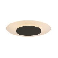 Plafondlamp Lido 7798ZW zwarte LED lamp Ø36 cm - Zwart - Elektronica, Kunststof, Metaal - Steinhauer
