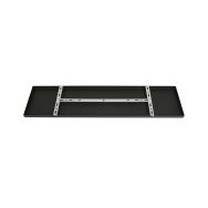 Rechthoekige plafondplaat Mountline I15296S Zwart 100 x 25 x 2,5 cm met ophangbeugel - Zwart - Metaal - Steinhauer