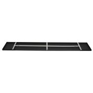 Rechthoekige plafondplaat Mountline I15298S Zwart 170 x 25 x 2,5 cm met ophangbeugel - Zwart - Metaal - Steinhauer