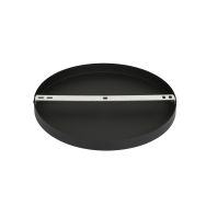Ronde plafondplaat Mountline I15299S Zwart Ø30 x 2,5 cm met ophangbeugel - Zwart - Metaal - Steinhauer