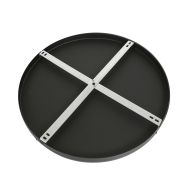 Ronde plafondplaat Mountline I15300S Zwart Ø50 x 2,5 cm met ophangbeugel - Zwart - Metaal - Steinhauer