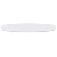 Plaque de plafond ovale Danoise Mountline I15536S RAL9003 blanche 140 x 42 cm avec support de suspension