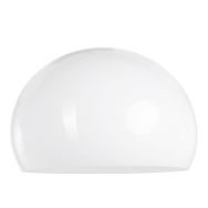 Wit kunststof lampenkap K10610S Ø38cm met E27 support. - Wit - Kunststof - Steinhauer