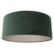 Groen velours lampenkap K1066VS ⌀50cm met E27 support. Greenwave - Groen - Textiel - Steinhauer