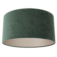 Groen velours lampenkap K1068VS ⌀40cm met E27 support. Greenwave - Groen - Textiel - Steinhauer